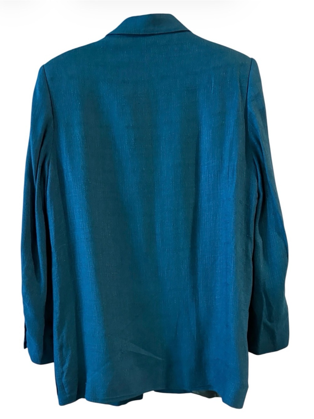 Vintage Christian Dior The Suit Teal Skirt Suit Set Size 10 Made in USA - Picture 3 of 16